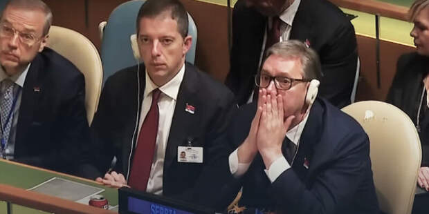 Вучич поблагодарил Россию за голос против резолюции о Сребренице