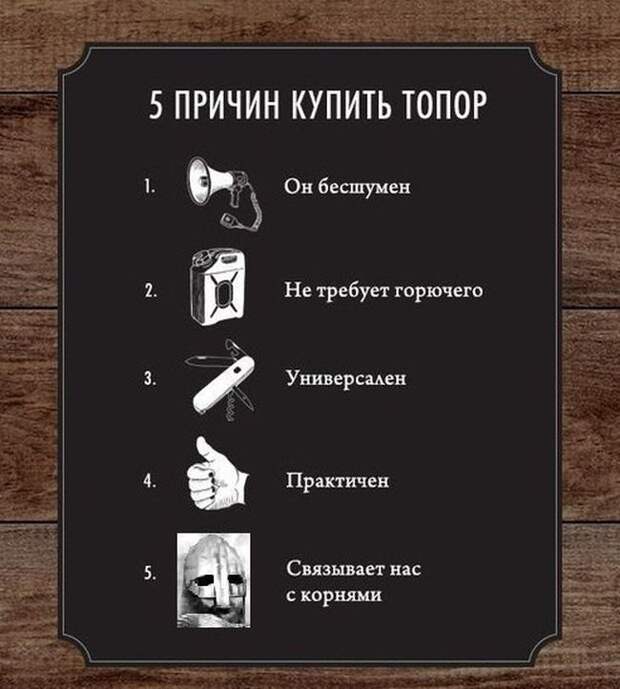 топор