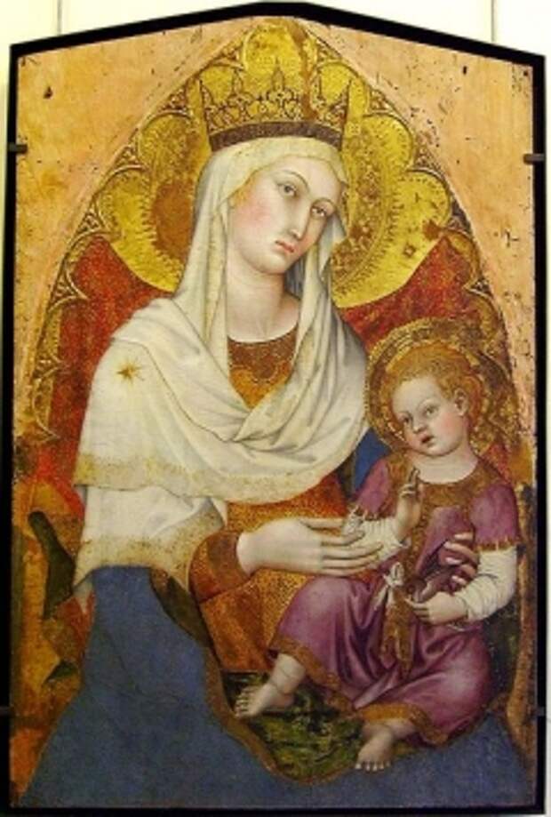 Мадонна с младенцем. Таддео ди Бартоло  (Авиньон, 1400)
