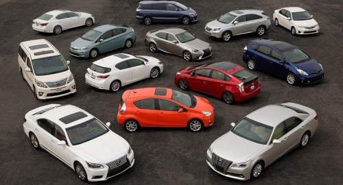 Гибридные модели Toyota