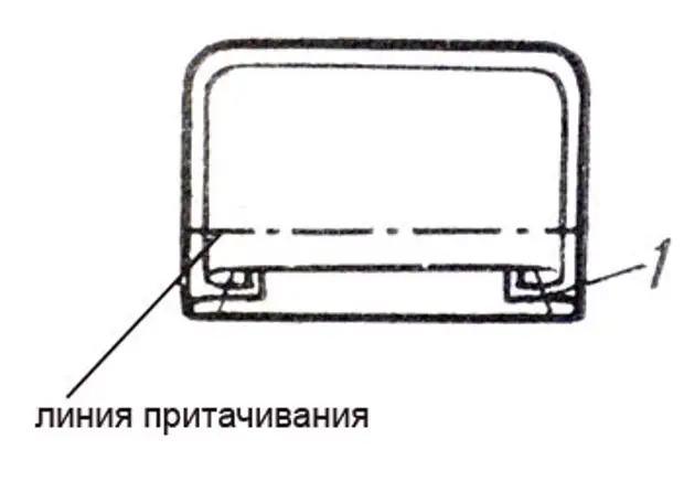 Карман накладной с клапаном схема