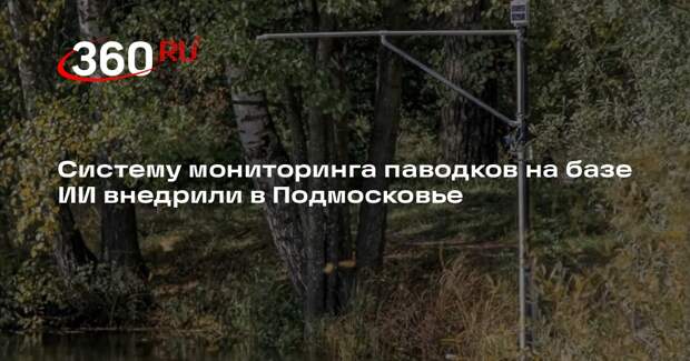 Систему мониторинга паводков на базе ИИ внедрили в Подмосковье
