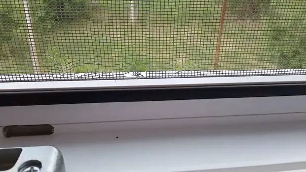 Молниеносный ремонт москитной сетки без снятия с окна - Сам себе мастер ...