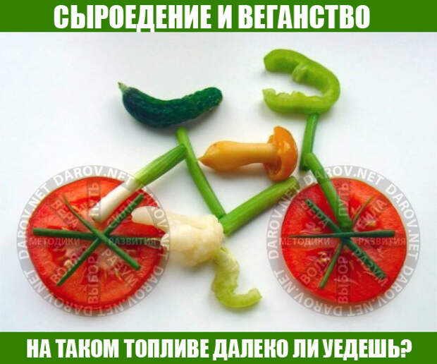 Сыроедение, вегетарианство, раздельное питание 
