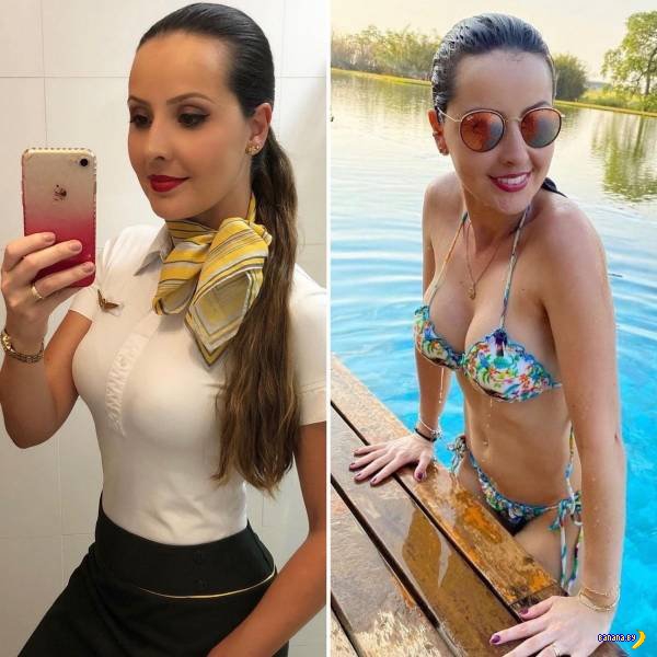 Раздеваем стюардесс! ✈️ - 16 Раздеваем стюардесс! ✈️ - 16