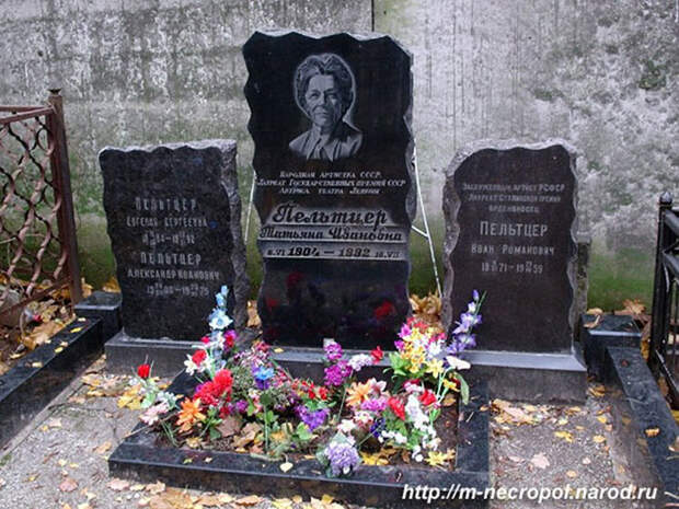Пельтцер Татьяна Ивановна актриса, народная артистка СССР