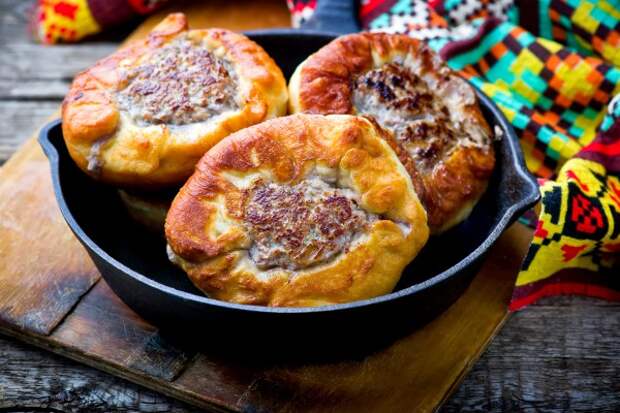 Беляши с мясом: фото