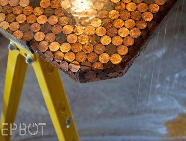 Столик из монет (Diy)