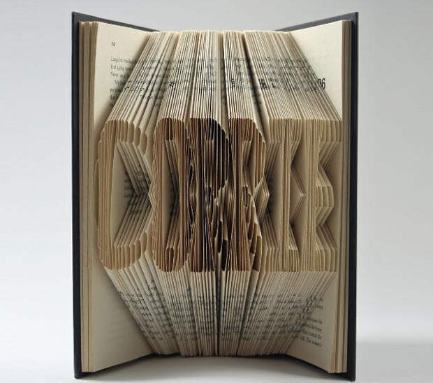 Книжное оригами цирк