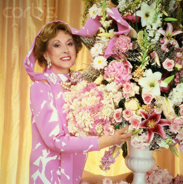 Estee Lauder with Pink Flowers