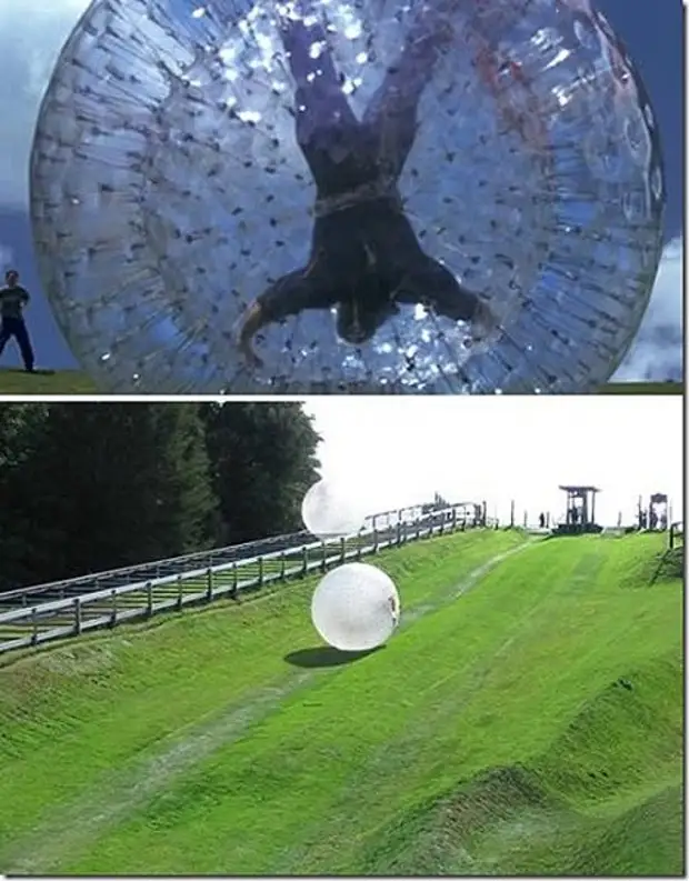 To do zorbing you must be