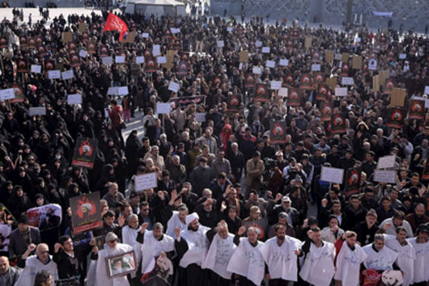 Акция протеста в Тегеране