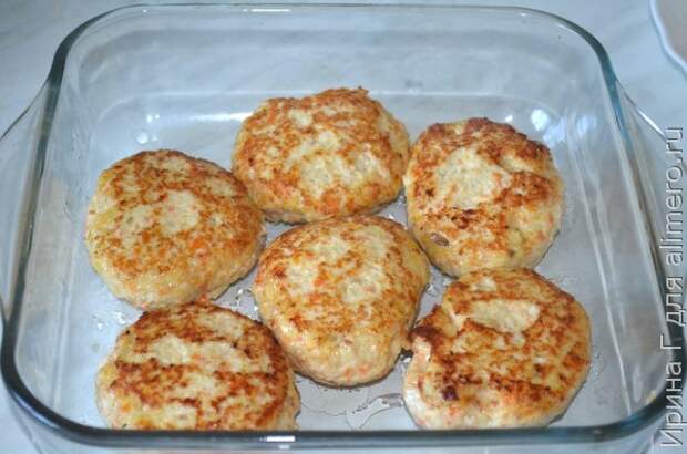 котлеты из курицы и моркови рецепт