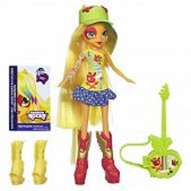 Кукла My Little Pony Эппл Джек Эквестрия герлз Rainbow Rocks