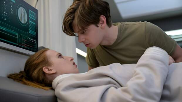 Samantha Glassner as Kelly Fowler, Ryan Adams as Angus Medford