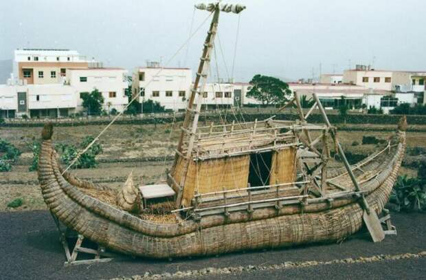 Один из кораблей, построенных по древнеегипетским технологиям