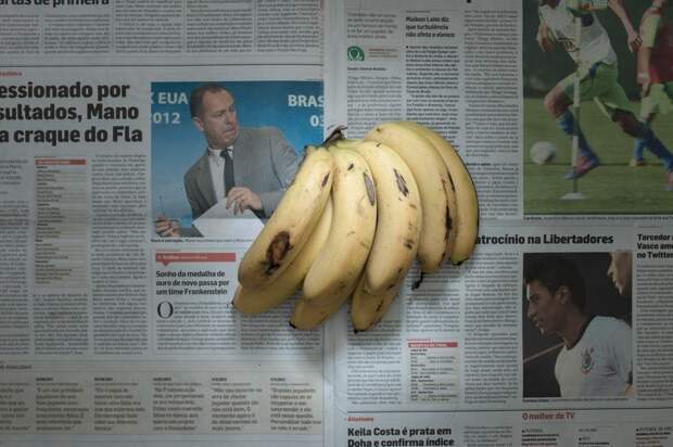 Бананы. 2,33 бразильских реала (1,23 доллара или 0,93 евро).