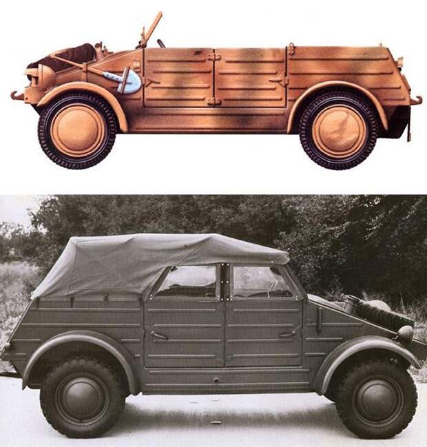 "Немецкий верблюд" - Volkswagen Type 82 (Kübelwagen)