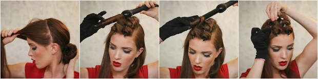 Freckled_fox_hair_tutorial_retro_vintage_rockabilly_pin-up_Marylyn_Monroe_elisabeth_taylor_Faux_bob_