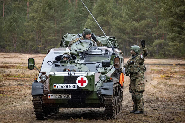 Бундесвер готовится массово эвакуировать раненых после столкновения с ВС РФ