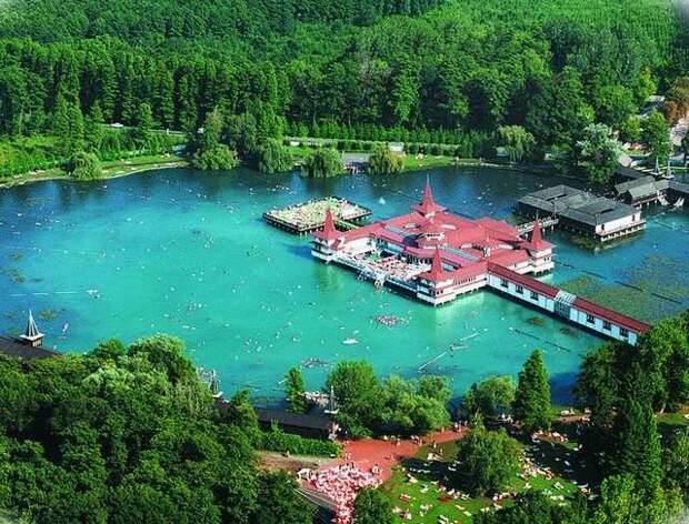 Озеро Хевиз, Венгрия природа, чудеса