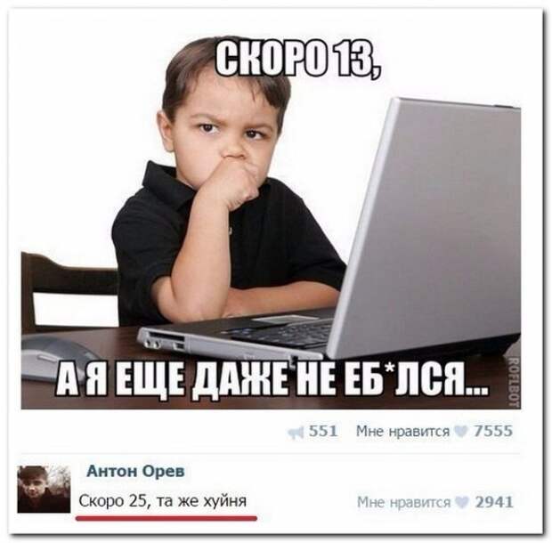 комментарии из социальных сетей.