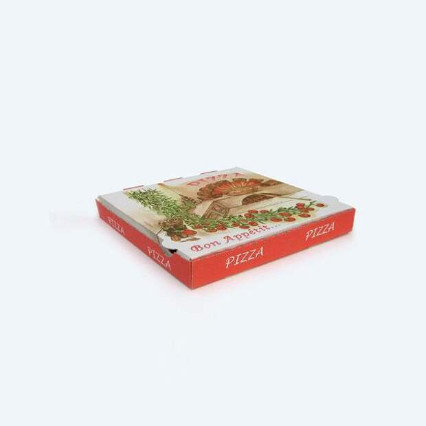 Реклама Colgate коробка пиццы (2)