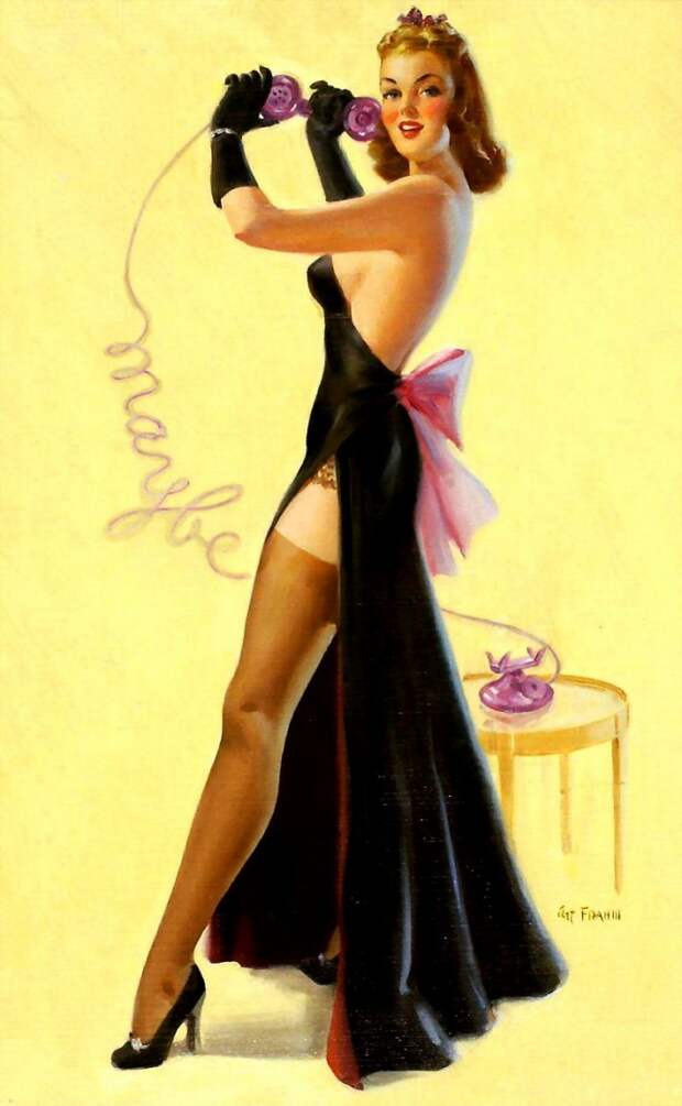 Красотки! Художник-иллюстратор Art Frahm (1907-1981)