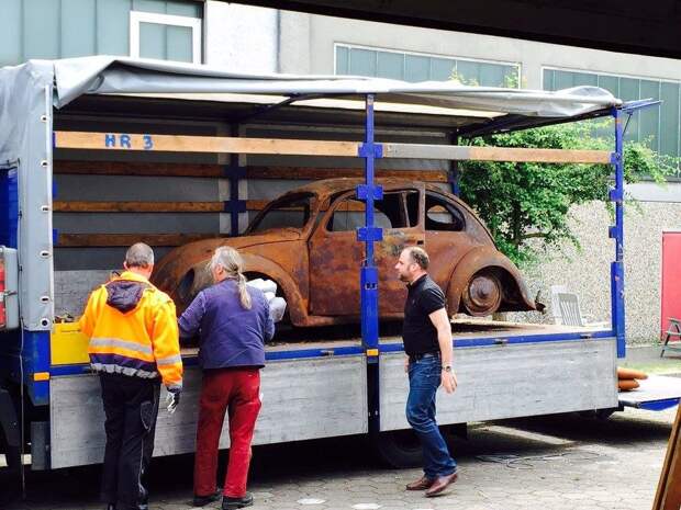 Найденный спустя 35 лет в гараже Porsche Найденный спустя 35 лет в гараже Porsche porsche, volkswagen, авто, находка, олдтаймер