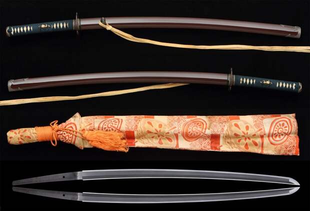 Длинный меч японского самурая (катана), изготовленный в 1854 году Источник: toukenkomachi.com - Стальной дух уходящей эпохи | Военно-исторический портал Warspot.ru
