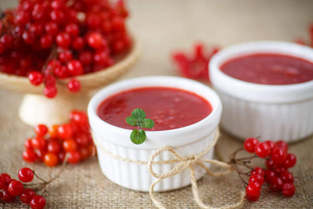 Желе из калины