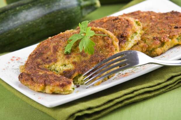 Кабачковые котлеты в духовке Кабачковые котлеты в духовке