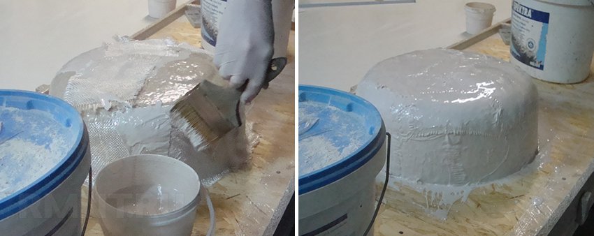 Столешница из искусственного камня своими руками