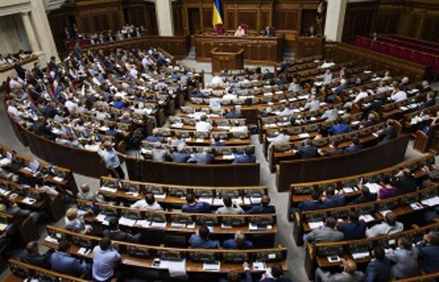 Заседание Верховной рады Украины