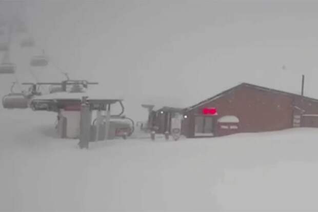 На «Красной Поляне» закрыли трассы