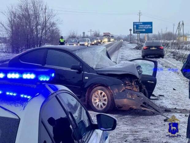 Водитель иномарки не выжил в жестком ДТП на дороге «Самара - Бугуруслан»