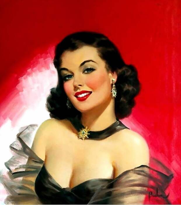 Красотки! Художник-иллюстратор Art Frahm (1907-1981)