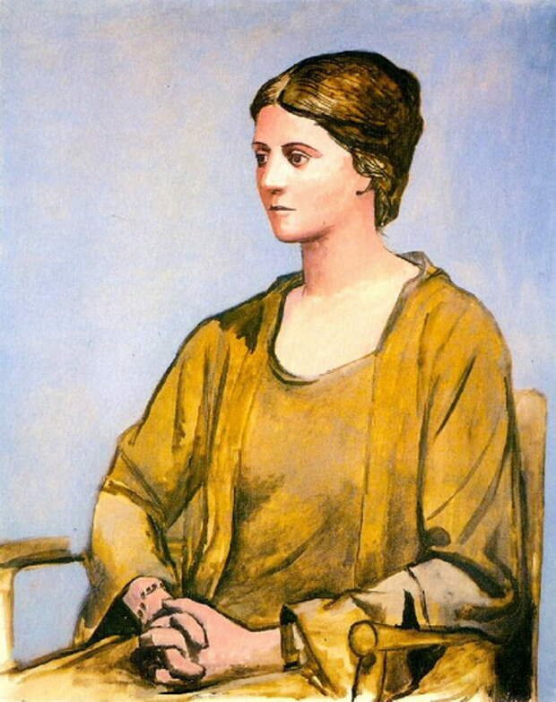 Пабло Пикассо. Портрет Ольги 4. 1921 год