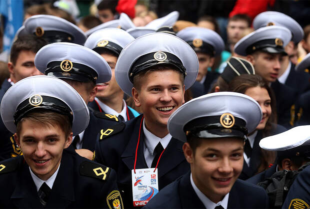 Парад студентов в Москве