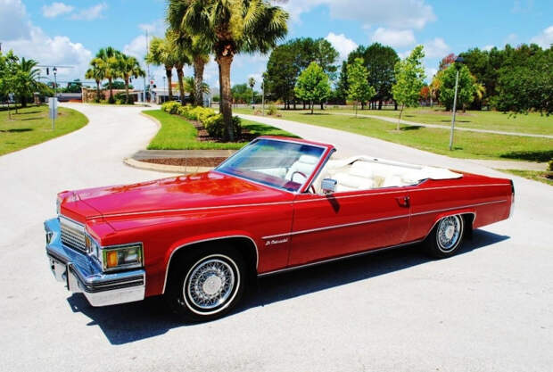 Cadillac Deville классика, олдтаймер, старые автомобили