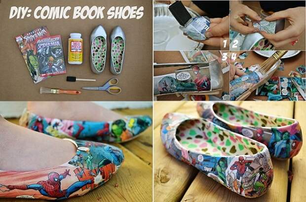 comic book shoes_text