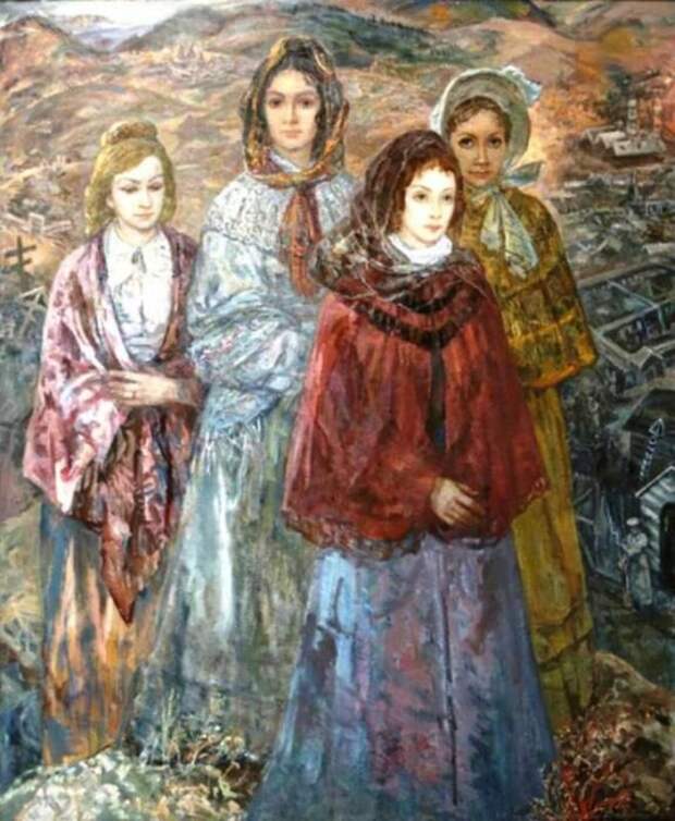 Жёны декабристов. / Фото: www.kultura-to.ru