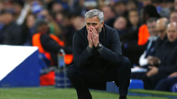 Сегодня. Лондон. "Челси" - "Порту" - 2:0. Эмоции Жозе МОУРИНЬЮ. Фото REUTERS