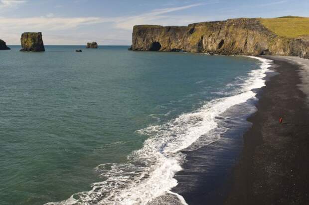 Серый: Vik, Исландия Отдых и Путешествия, море, пляж