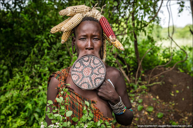 Mursi tribe / Племена с тарелками в губе Mursi tribe / Племена с тарелками в губе