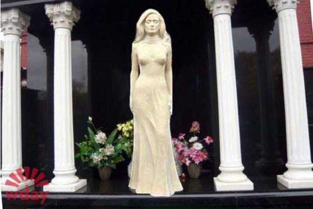 Памятник Жанны Фриске фото: Одна из идей, преддложенных фанатами Фриске