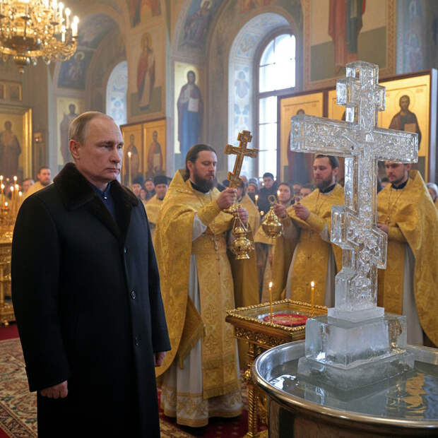Путин и Крещение: как отмечают праздник в Кремле