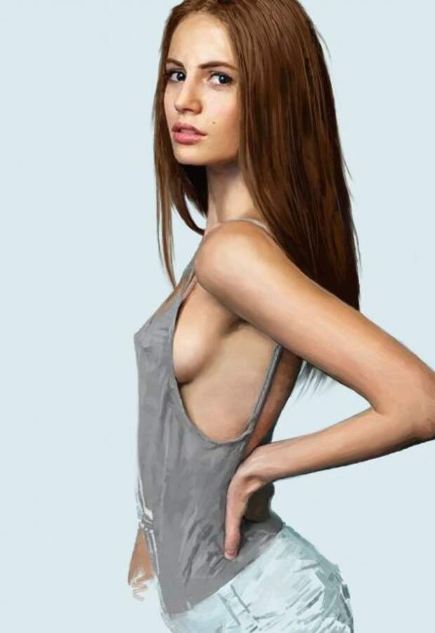 Девушки живопись