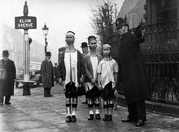 14. Бирманские женщины в Лондоне, 1935 год. история, фотографии