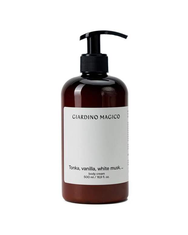 Крем для тела Tonka, Vanilla, White Musk, Giardino Magico, 3450 руб. (giardinomagico.com)